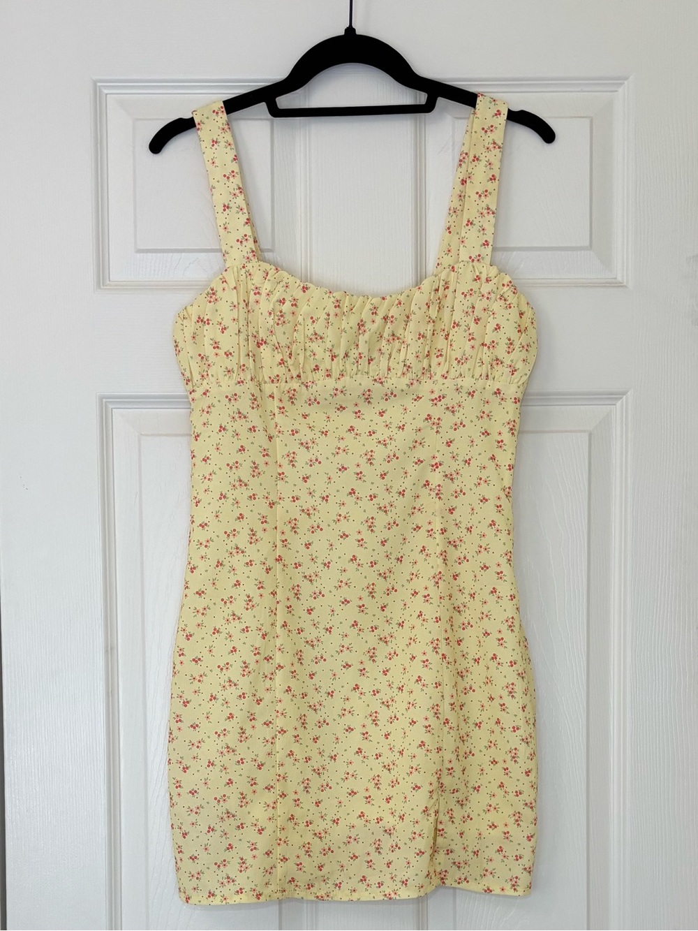Princess Polly Freya Floral Mini Dress with Slit
